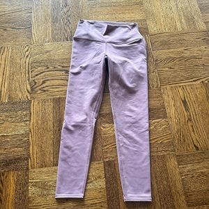 Alo Yoga Mauve Leggings Size Medium Pink Athletic Yoga Pants